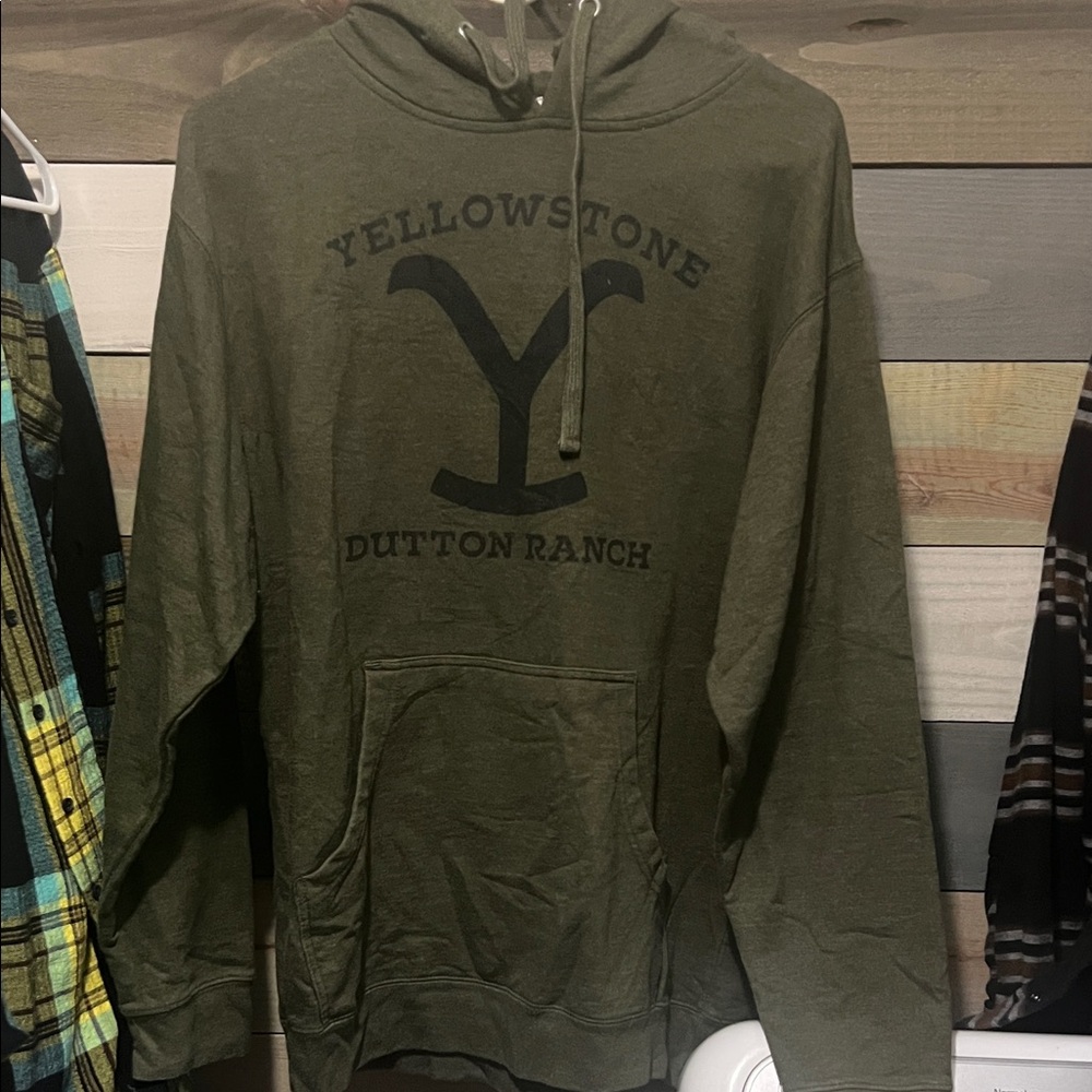 Yellowstone Dutton Ranch Green Hoodie